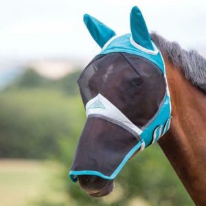 Shires Fine Mesh Fly Mask With Ears and Nose