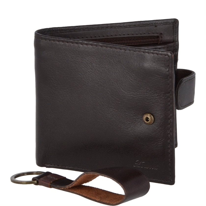 Ashwood Leather Wallet and Key Ring Gift Set - TDS Saddlers