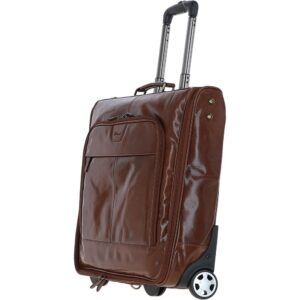 leather wheeled suit carrier